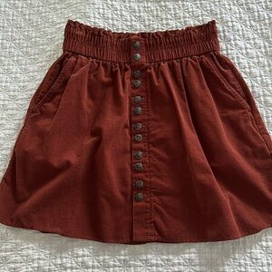 Madewell Corduroy skirt